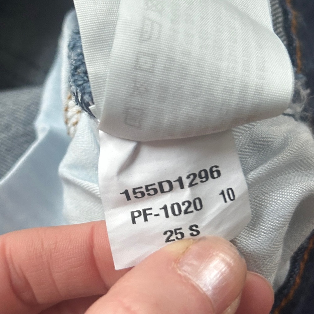 ABERCROMBIE & FITCH 90s Straight Ultra High Rise Jeans Minimalist Capsule Sz 25 - Picture 14 of 14